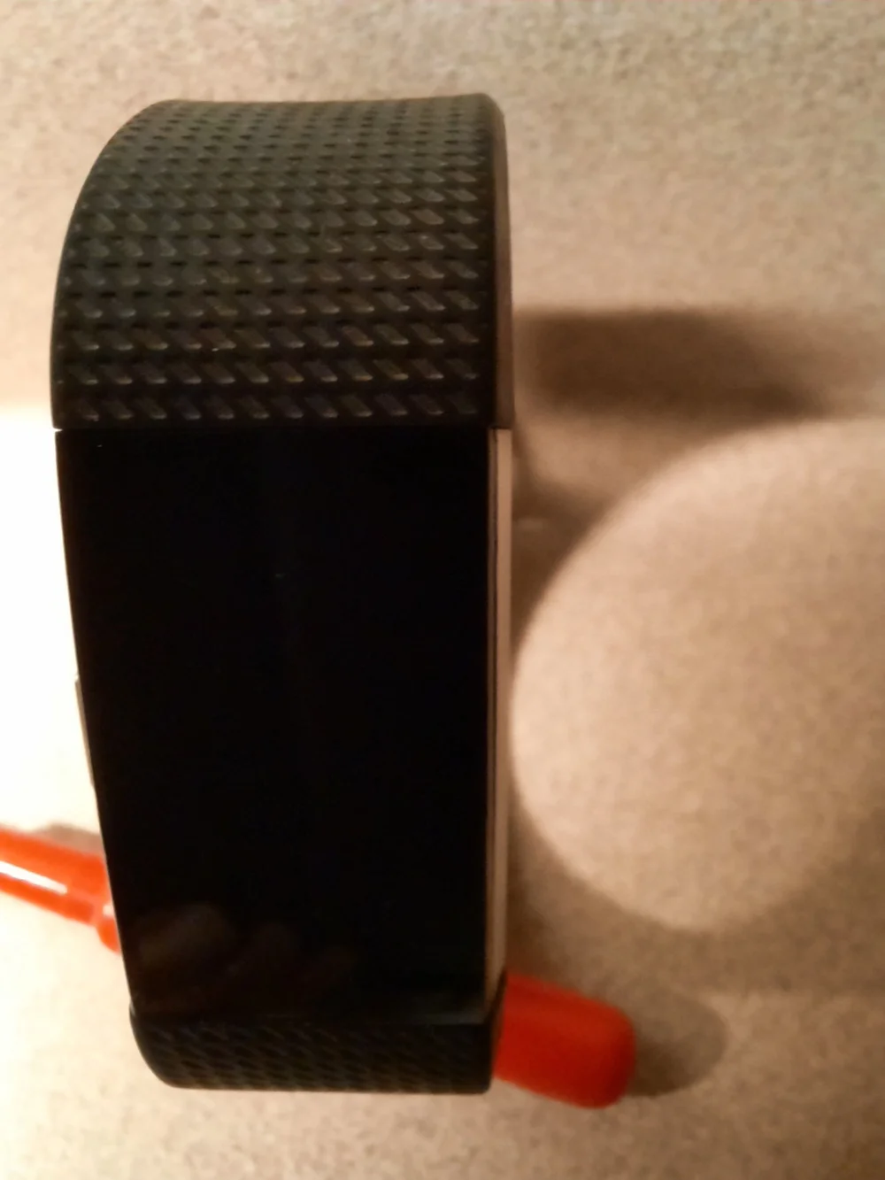 Fitbit Charge 2 Black Fitness Tracker Smartwatch with Textured Band